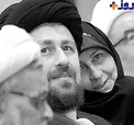 سيد حسن خميني به همراه مادرش+عكس