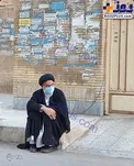 عکسی متفاوت از امام جمعه اهواز در روضه خیابانی