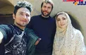 لباس عجیب و غریب خانم بازیگر کنار همسر هنرمندش + عکس