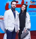 احمد مهرانفر و همسر معروفش با پوششی خاص در یک مراسم+عکس