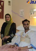 عيادت نفيسه روشن از مهدى ماهانى+عکس