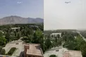 کرمانشاه قبل و بعد از طوفان/ عکس