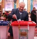 عکس/ محمدباقر قالیباف رأی خود را به صندوق انداخت