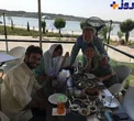 تفریح لاکچری آتیلا پسیانی در کنار همسر و فرزندانش/ عکس