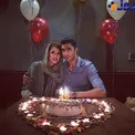 جشن تولد رومانتیک والیبالیست مشهور و شادیش در آغوش همسرش/عکس