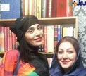 شال سر کردن عجیب و غریب خانم بازیگر/عکس