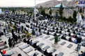 جزءخوانی قرآن کریم در جوار مزار شهید سلیمانی /عکس