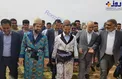 عکس/ وزیر ارتباطات با لباس محلی لری در اندیمشک