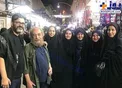 شقایق فراهانی، نیلوفر شهیدی و مسعود فراستی در کربلا