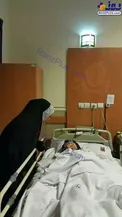 عکس/ مادر حاج احمد متوسلیان در بستر بیماری