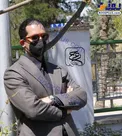 همسر مهناز افشار در مراسم خاکسپاری آزاده نامداری/عکس