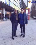 منصوریان و پسرش در خیابان های آلمان+ عکس