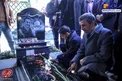 حضور احمدی نژاد سر مزار محافظ شهیدش+عکس