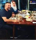 خوشگذرانی بازیگر مشهور و همسرش در رستورانی خاص+عکس