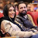 محسن افشاني و همسرش در اجراي  حسن ريوندي/عکس