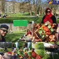 سیزده به در خانم بازیگر در پارک + عکس