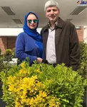تیپ مریم کاویانی در کنار همسرش؛رامین مهمانپرست/عکس