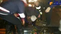 محل گير كردن دختر دانشجو به علت بارندگی+ عکس