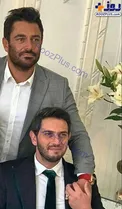 محمد‌رضا گلز‌ار در مراسم عقد برادرش + عکس
