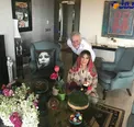 جشن سال نو در منزل آقای بازیگر  + عکس