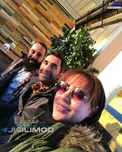 سمانه پاکدل و همسرش هادی کاظمی و روزبه نعمت الهی/عکس
