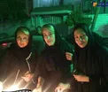 تیپ آزاده نامداری در شام غریبان/عکس