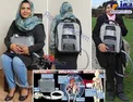 زنی که قلبش در کوله پشتی‌اش است ! +عکس