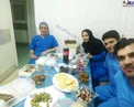 شب یلدای پرسنل اتاق عمل! + عکس