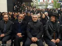 حسین فریدون در مراسم تشییع مرحوم جمشید مشایخی+عکس
