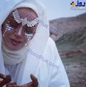 الهام چرخنده با گریمی عجیب و غریب/عکس