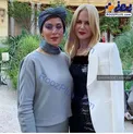 مهتاب کرامتی در کنار نیکول کیدمن در خارج از ایران/عکس