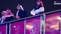 محمد بن سلمان با جلیقه ضدگلوله در مسابقه بوکس +عکس