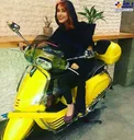 موتور دخترانه بازیگر زن مشهور +عکس