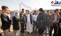 دریابان شمخانی با لباس عربی میان مردم کوت عبدالله + عکس
