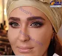 چهره خانم بازیگر وقتی مدل لوازم آرایش می شود!+عکس