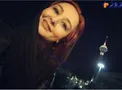 سلفی زیبای خانم بازیگر با برج میلاد