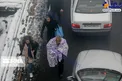 شهروندی که با پتو به خیابان آمد!+عکس