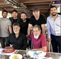 سینا مهراد و ساعد سهیلی در جشن تولد پدرشان+عکس