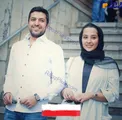جدیدترین عکس اشکان خطیبی و همسرش