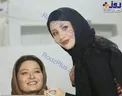 بازیگر زن ترکیه ای در اتاق گریم در ایران+عکس