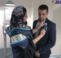 ست لباس بازيگر معروف با همسرش/عكس