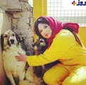 خانم بازیگر مشهور و سگ هایی که در آغوش دارد+ عکس