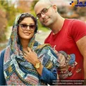 عکس جدید بازیگر خانم و همسرش