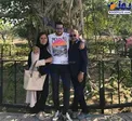 عکس/ بازیگر جوان و مشهور کشورمان در کنار پدر و مادرش
