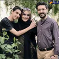عکسی خصوصی از مجری مشهور و خانواده