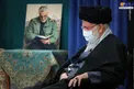 قاب عکس حاج قاسم سلیمانی در کنار رهبر انقلاب/عکس