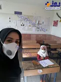 معلم و تنها دانش‌آموزی که به مدرسه رفت/عکس