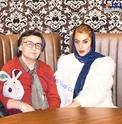رضا رویگری در کنار همسرش/عکس