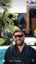تفریح لوکس زانیار خسروی در ویلای شخصی+عکس