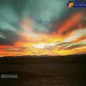 عکسی بی نظیر از غروب در کویر مصر